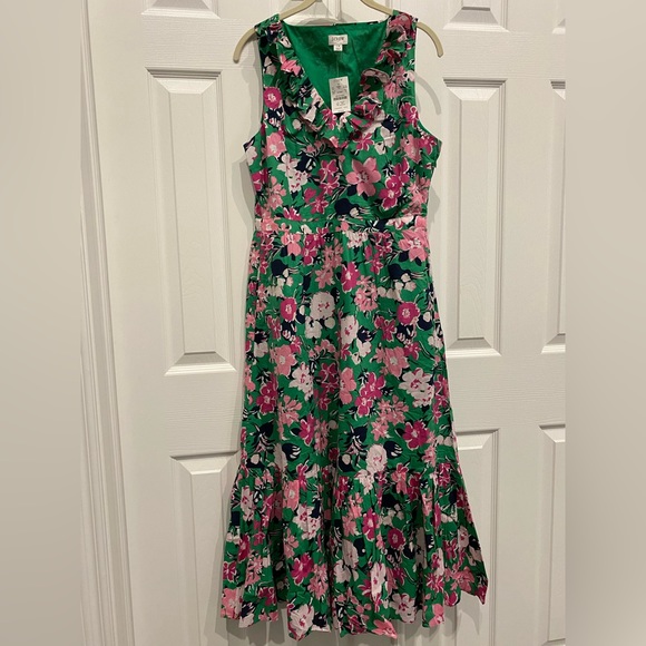 New! Jcrew floral Easter dress size 12 - Picture 4 of 8